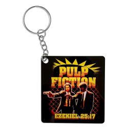 Pulp Fiction Ezekiel 25:17 Keychain